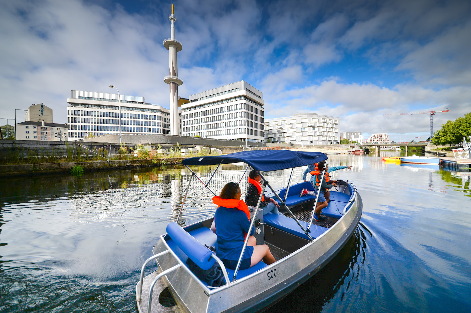 Bateau electrique sans permis rennes